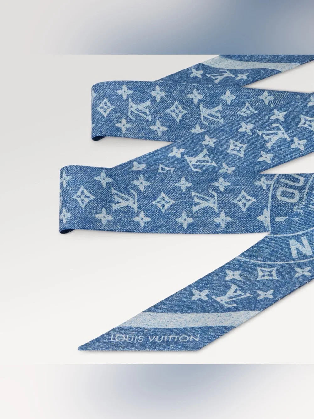 Louis Vuitton Denim Stamp BB Bandeau - Bleu Denim. SS26 Nautical Collection. NEW